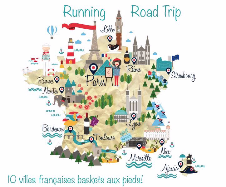 Running road trip #0 – Visiter baskets aux pieds 10 villes de&nbsp;France!